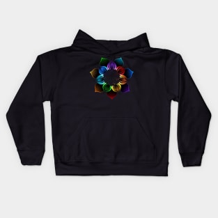 Rainbow Lotus Kids Hoodie